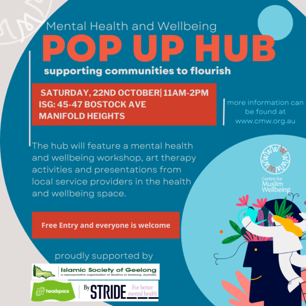 Mental Health and Wellbeing Pop-Up Hub @ Geelong – Centre for Muslim ...