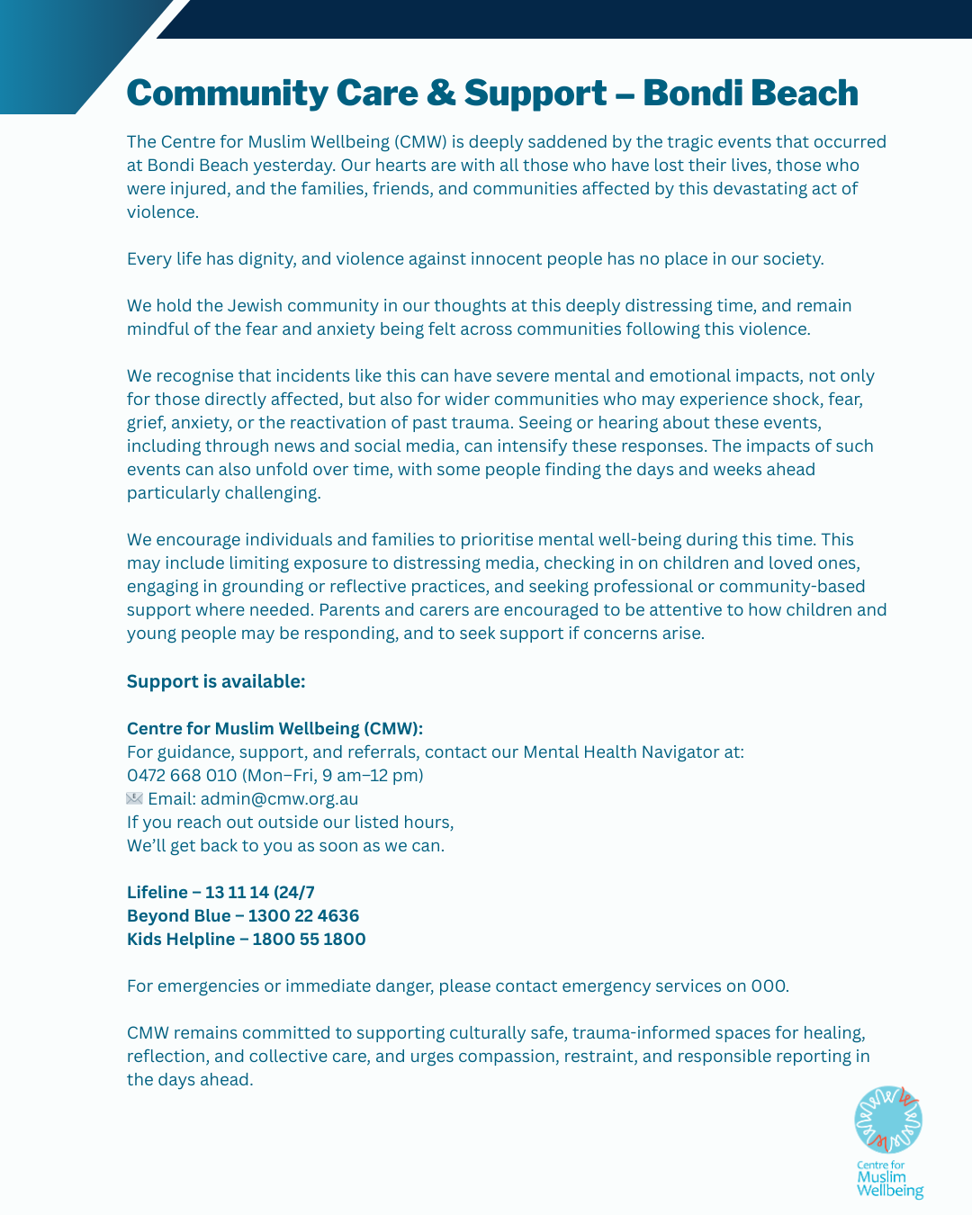 Read more about the article Community Care & Support – Bondi Beach